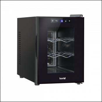Sealey DH217 Baridi 6 Bottle Tabletop Wine Fridge & Cooler