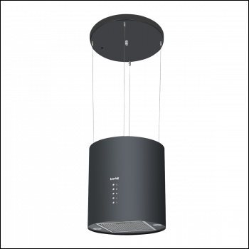 Sealey DH219 Baridi Round Island Cooker Hood 35cm - Black
