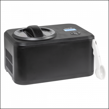 Sealey DH240 Baridi Automatic Churning Ice Cream Machine 1.5L - Black