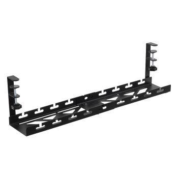 Sealey DH276 Dellonda Extendable Cable Management Tray 435/730 x 130 x 190 - Black
