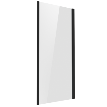Sealey DH297 Side Panel for Sliding Shower Doors, 6mm Tempered Glass - Black