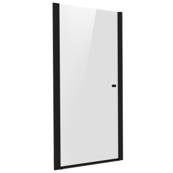 Sealey DH304 Pivot Shower Door 800 x 1850mm, 6mm Tempered Glass, Reversible - Black