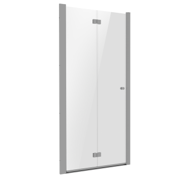 Sealey DH305 Bi-Fold Shower Door 800 x 1850mm, 6mm Tempered Glass, Reversible - Chrome