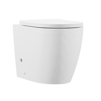 Sealey DH334 Back-to-Wall Toilet with Soft Close Seat & Rimless Flush – White