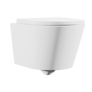Sealey DH335 Wall Hung Toilet with Soft Close Seat & Rimless Flush – White