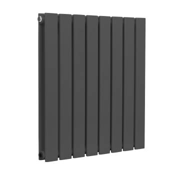 Sealey DH339 Baridi Horizontal Radiator Contemporary Double Flat Panel Design 600 x 560mm – Anthracite