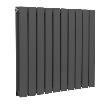 Sealey DH340 Baridi Horizontal Radiator Contemporary Double Flat Panel Design 600 x 700mm – Anthracite