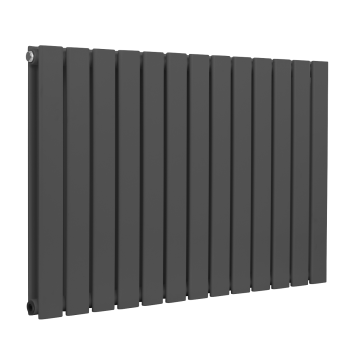 Sealey DH341 Baridi Horizontal Radiator Contemporary Double Flat Panel Design 600 x 910mm – Anthracite
