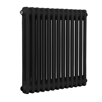 Sealey DH362 Baridi Horizontal Traditional 2 Column Radiator 600 x 607mm – Black
