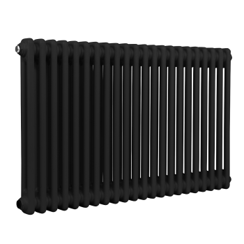 Sealey DH364 Baridi Horizontal Traditional 2 Column Radiator 600 x 1012mm – Black