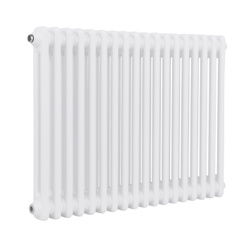 Sealey DH368 Baridi Horizontal Traditional 2 Column Radiator 600 x 832mm – White