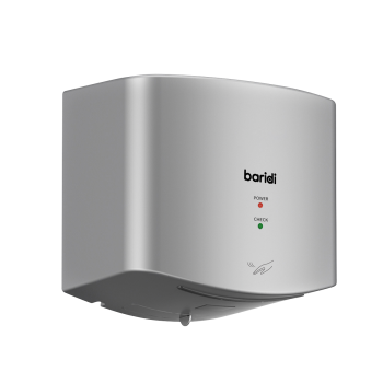 Sealey DH379 Baridi High Speed Hand Dryer with Auto-Sensor 1400-1650W - Silver