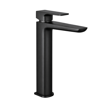 Sealey DH395 Baridi High Basin Mixer Tap with Clicker Waste - Matt Black