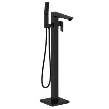 Sealey DH401 Baridi Freestanding Bath Mixer Tap with Shower - Matt Black