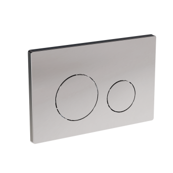 Sealey DH408 Chrome Toilet Flush Plate with Dual Flush