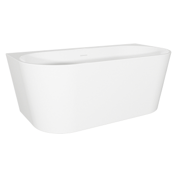 Sealey DH422 Baridi Back-to-Wall Slim Rim Bath with Overflow System 170cm – Gloss White