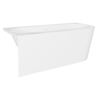 Sealey DH425 Baridi Left-Hand Corner Slim Rim Bath with Overflow System 170cm – Gloss White