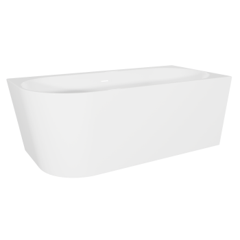 Sealey DH426 Baridi Right-Hand Corner Slim Rim Bath with Overflow System 150cm – Gloss White