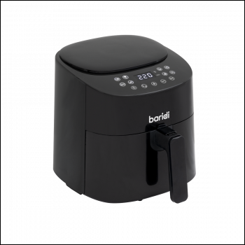 Sealey DH60 Baridi Single Zone Air Fryer with 8 Preset Functions 3.5L Capacity