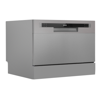 Sealey DH84 Baridi Tabletop Dishwasher 6 Place Settings 6.5L Capacity - Silver