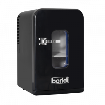Sealey DH95 Baridi Mini Fridge/Warmer 15L Capacity 12V/230V - Black