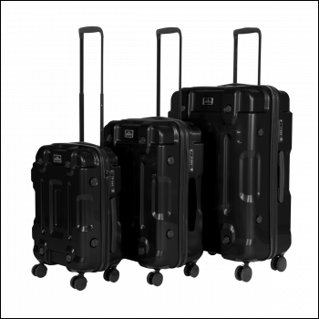 Sealey DL10 Dellonda Lightweight ABS Luggage Set 3pc - Black