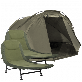 Sealey DL142 Dellonda 2-Person Bivvy Tent & Bedchair Set