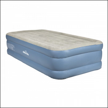 Sealey DL146 Dellonda Raised Air Bed with Built-in Electric Pump & Storage Bag - Single