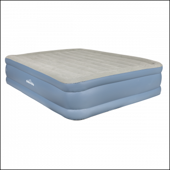 Sealey DL147 Dellonda Raised Air Bed with Built-in Electric Pump & Storage Bag - Queen