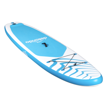 Sealey DL152 Dellonda Inflatable Stand-Up Paddle Board 10'6 inch  - Light Blue/White