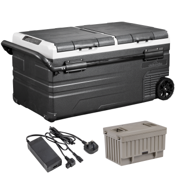 Sealey DL173 Portable Fridge Freezer/Cool Box 95L with 11.1V Portable Battery & AC/DC 230V Adaptor