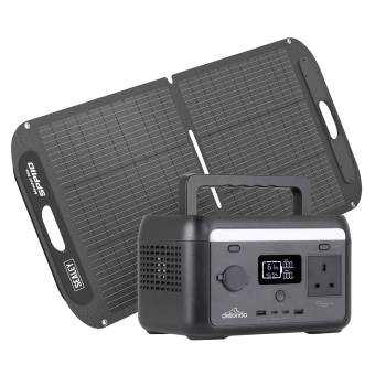 Sealey DL178 Dellonda Portable Power Station 300W & ETFE Foldable Solar Panel 110W