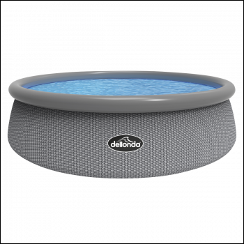 Sealey DL18 Dellonda Paddling/Swimming Pool & Pump 15ft - Gray Rattan Effect