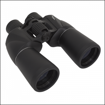 Sealey DL2 Dellonda Porro Prism BAK4 Binoculars with Case & Lens Caps 10x50mm