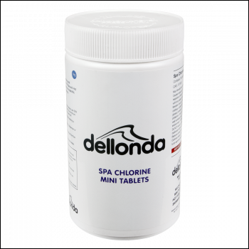 Sealey DL51 Dellonda Chlorine Mini Tabs for Hot Tubs/Spas & Swimming Pools 1kg