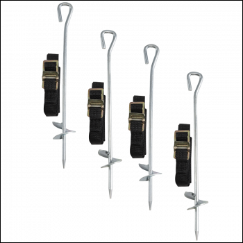 Sealey DL70 Dellonda Trampoline Anchor Kit 4pc