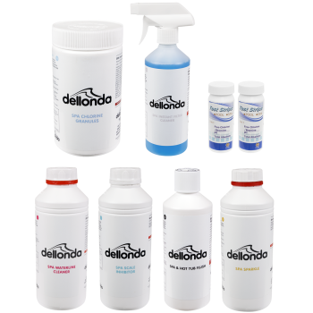 Sealey DL87 Dellonda Hot Tub/Spa Master Kit with 6 Chemicals & Test Strips