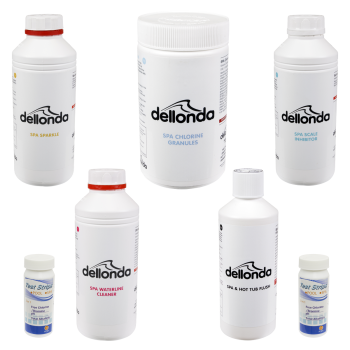 Sealey DL87 Dellonda Hot Tub/Spa Master Kit with 5 Chemicals & Test Strips