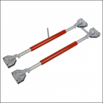 Sealey DR66 Door Restraining Bars - Pack of 2