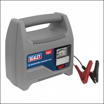Sealey DSBC4 12V Battery Charger 4A 230V