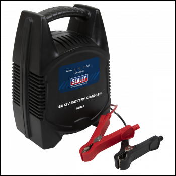 Sealey DSBC6 12V Battery Charger 6A 230V