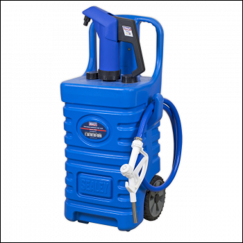 Sealey DT55BCOMBO1 Mobile Dispensing Tank with AdBlue® Pump 55L - Blue