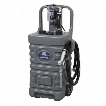Sealey DT55GCOMBO1 Mobile Dispensing Tank with Diesel Pump 55L - Grey