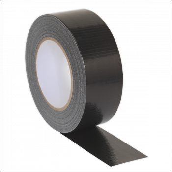Sealey DTB Duct Tape 48mm x 50m - Black
