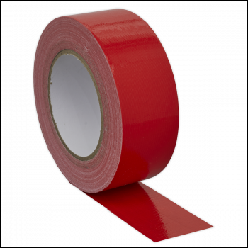 Sealey DTR Duct Tape 50mm x 50m - Red