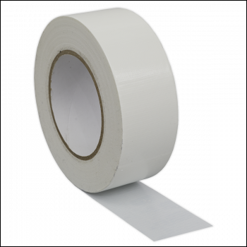 Sealey DTW Duct Tape 50mm x 50m - White