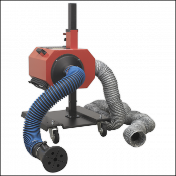 Sealey EFS/93 Exhaust Fume Extractor with 6m Ducting