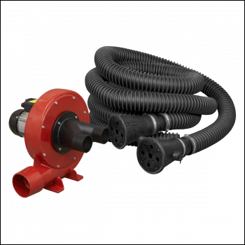 Sealey EFS102 Twin Duct Exhaust Fume Extraction System 370W/230V