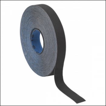 Sealey ER252560 Emery Roll 60Grit 25mm x 25m - Blue Twill