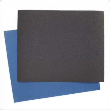 Sealey ES2328150 Emery Sheet 150Grit 230 x 280mm, Blue Twill - Pack of 25
